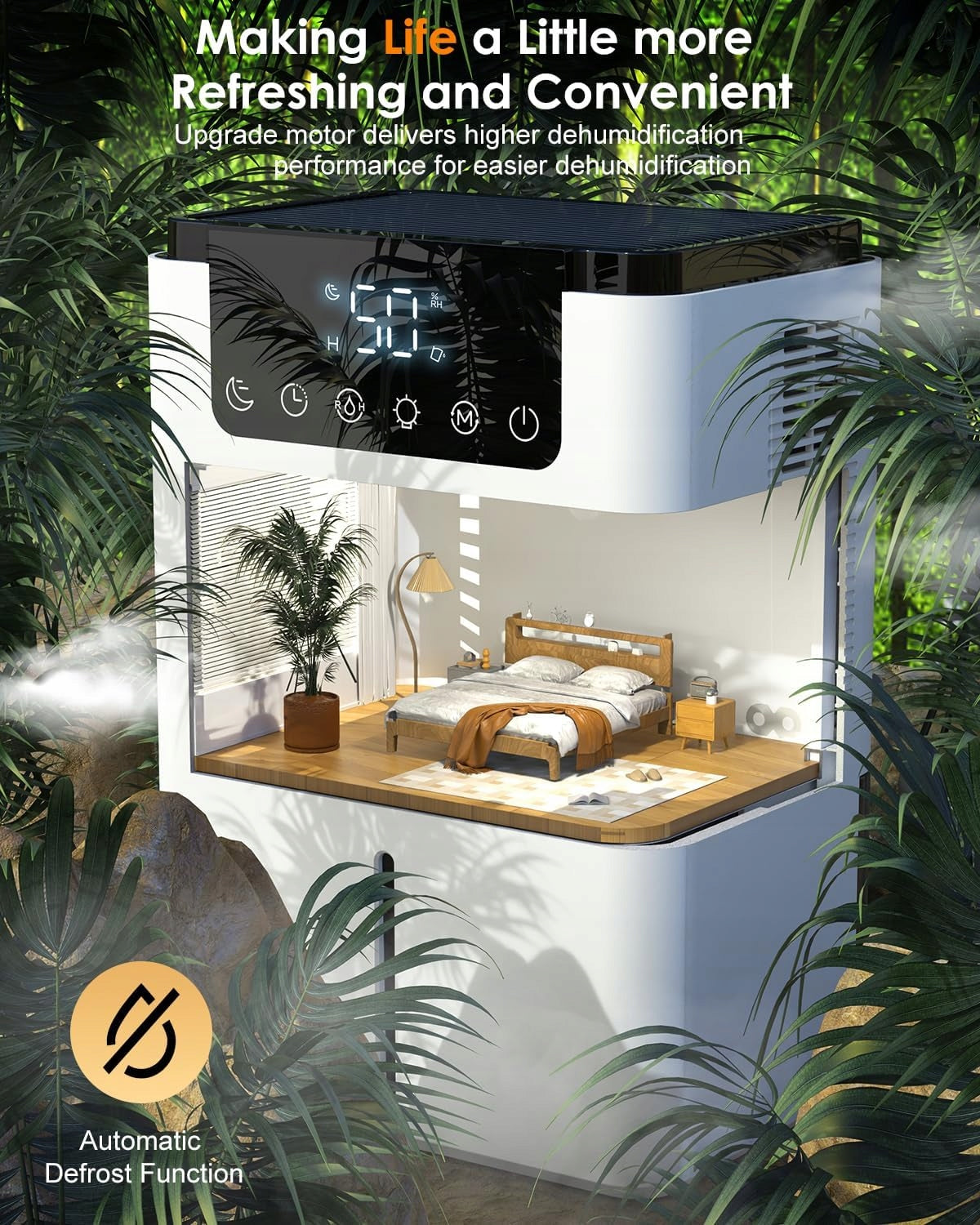 Dehumidifier 2,2l efficient moisture absorber Dehumidifier D2 EAN (GTIN) 5907196202254