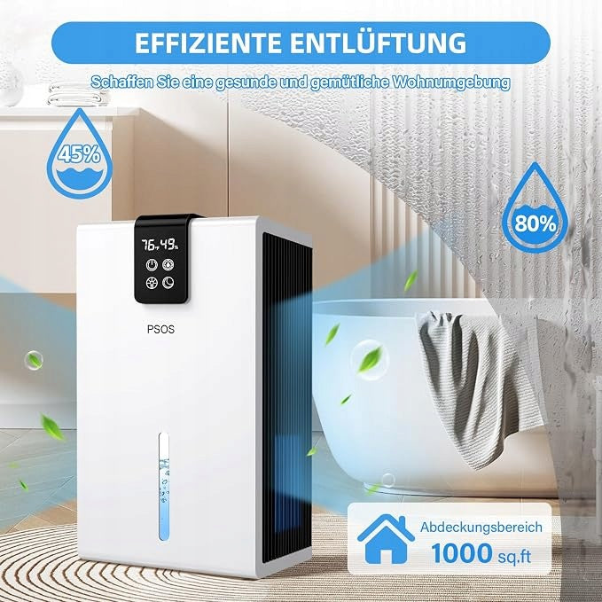 Dehumidifier 2,7L Quiet <30dB LED Hygrostat 7 Colors Manufacturer code O6441578672