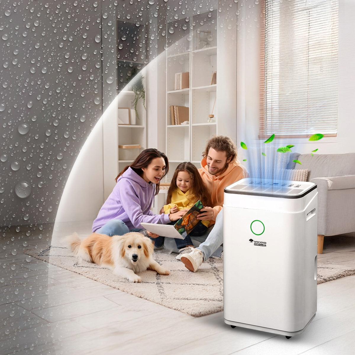 Dehumidifier 25L/24h MYCOND Roomer Smart Wi-Fi Moisture Absorber Medical device no