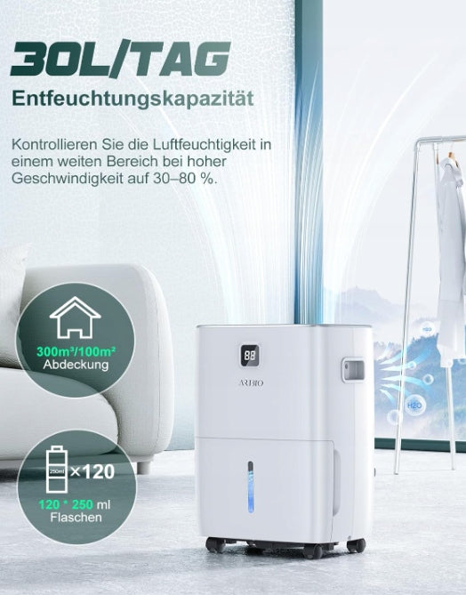 Dehumidifier 30L ARIBIO digital display Brand no brand