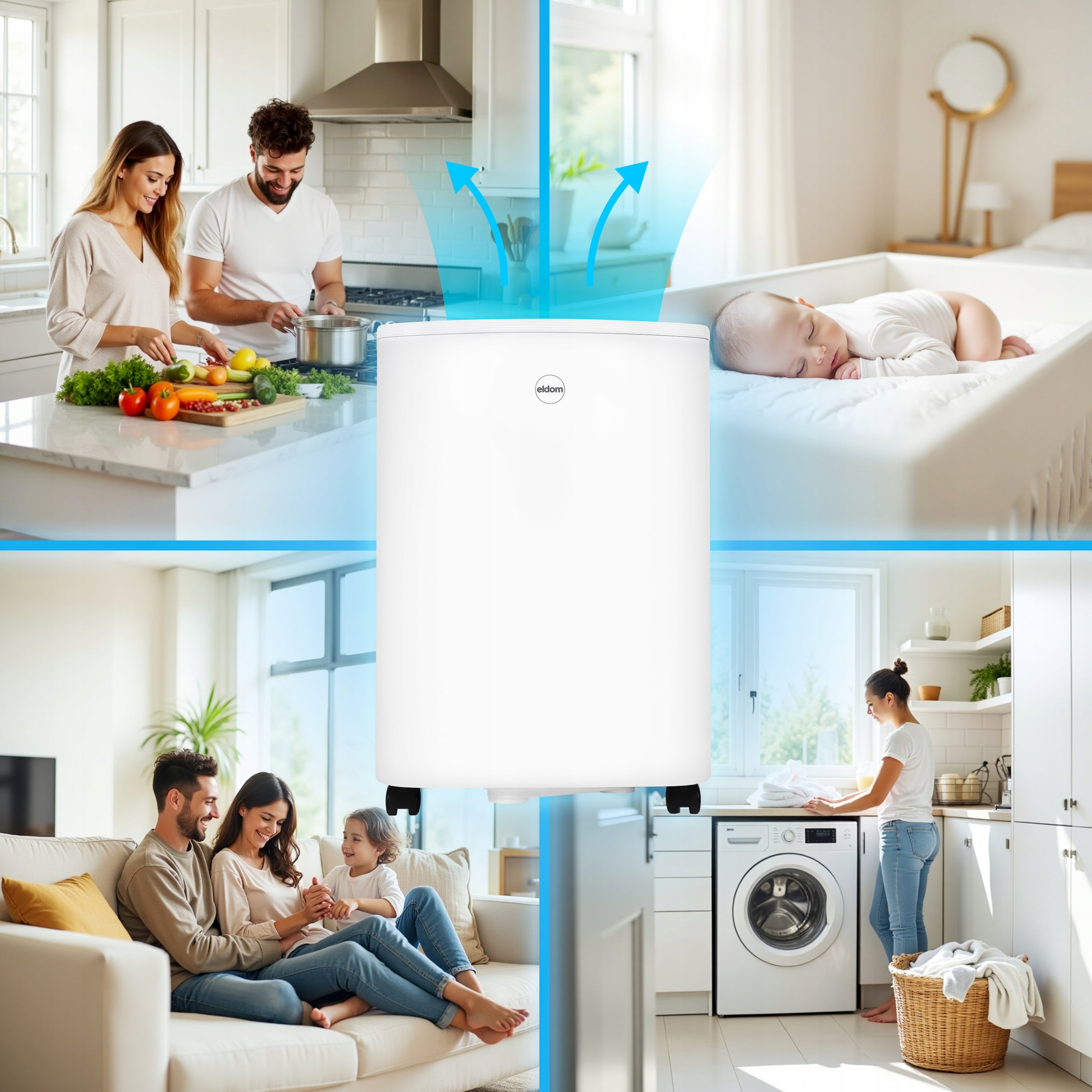 Dehumidifier ELDOM OP1130 Luxi Lite power 170W Packaging status original
