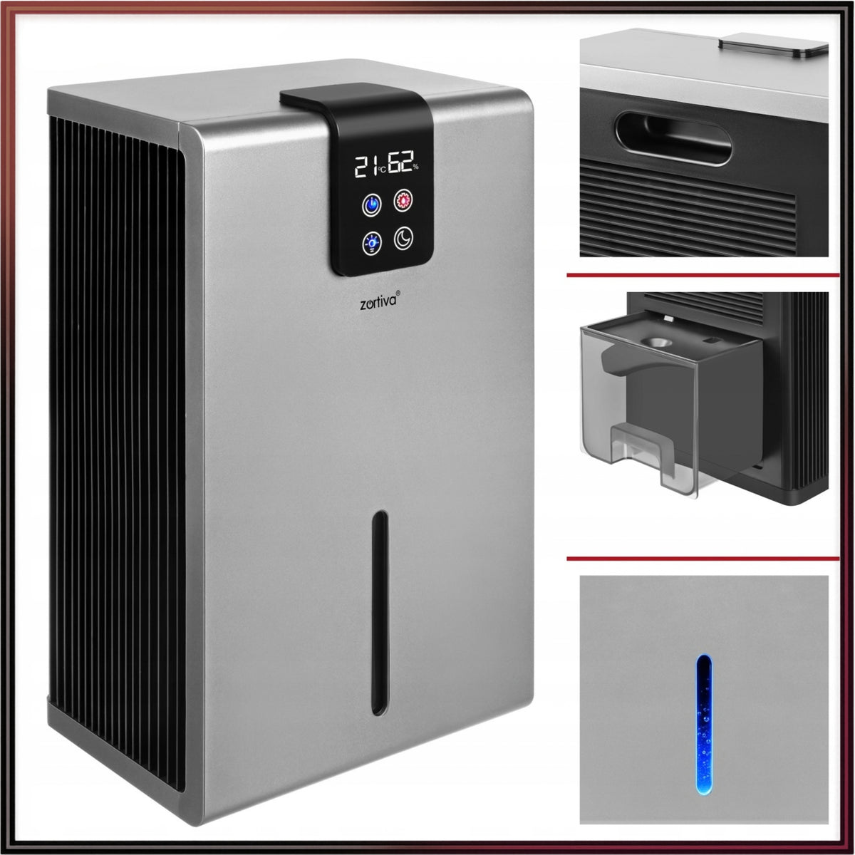Dehumidifier Household Moisture Absorber Electric 2,2L 90W Efficient Manufacturer code Higrostat Higrometr prezent dl niej dla niego