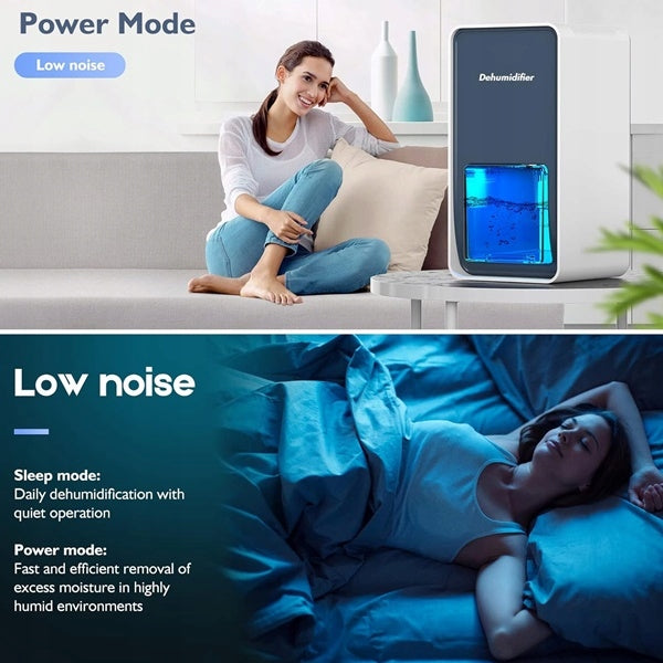 Dehumidifier Mini LED Lighting 1,2 l KIUMO CS03WH Brand no brand
