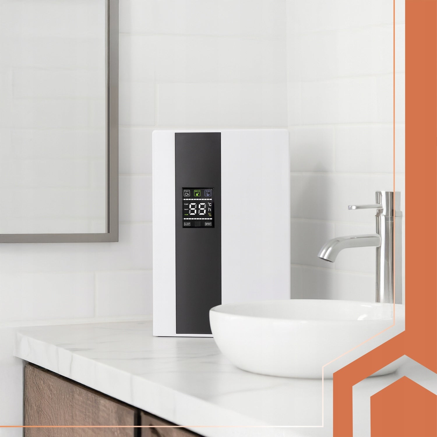 Dehumidifier Moisture Absorber UV Purifier TiO2 Powerful 24h Remote Control Packaging status original