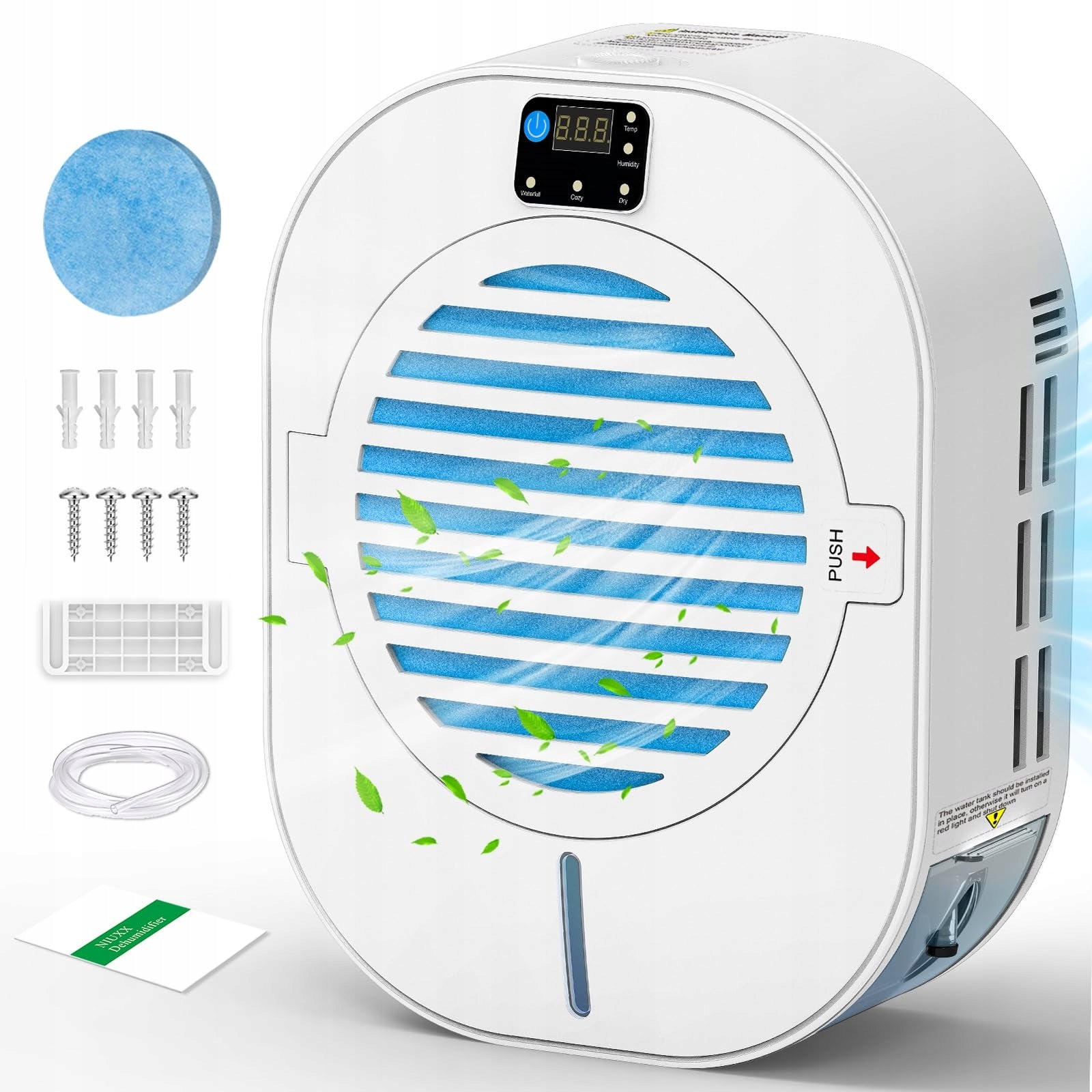 Dehumidifier for rooms below 30 dB NIUXX