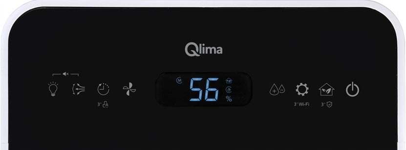 Dehumidifier moisture absorber 25l/24h Qlima D825PA with WiFi pump Brand Qlima
