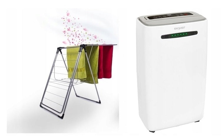 Dehumidifier, moisture absorber Exquisit 320 W 20 l/24h, portable Manufacturer code 84158300