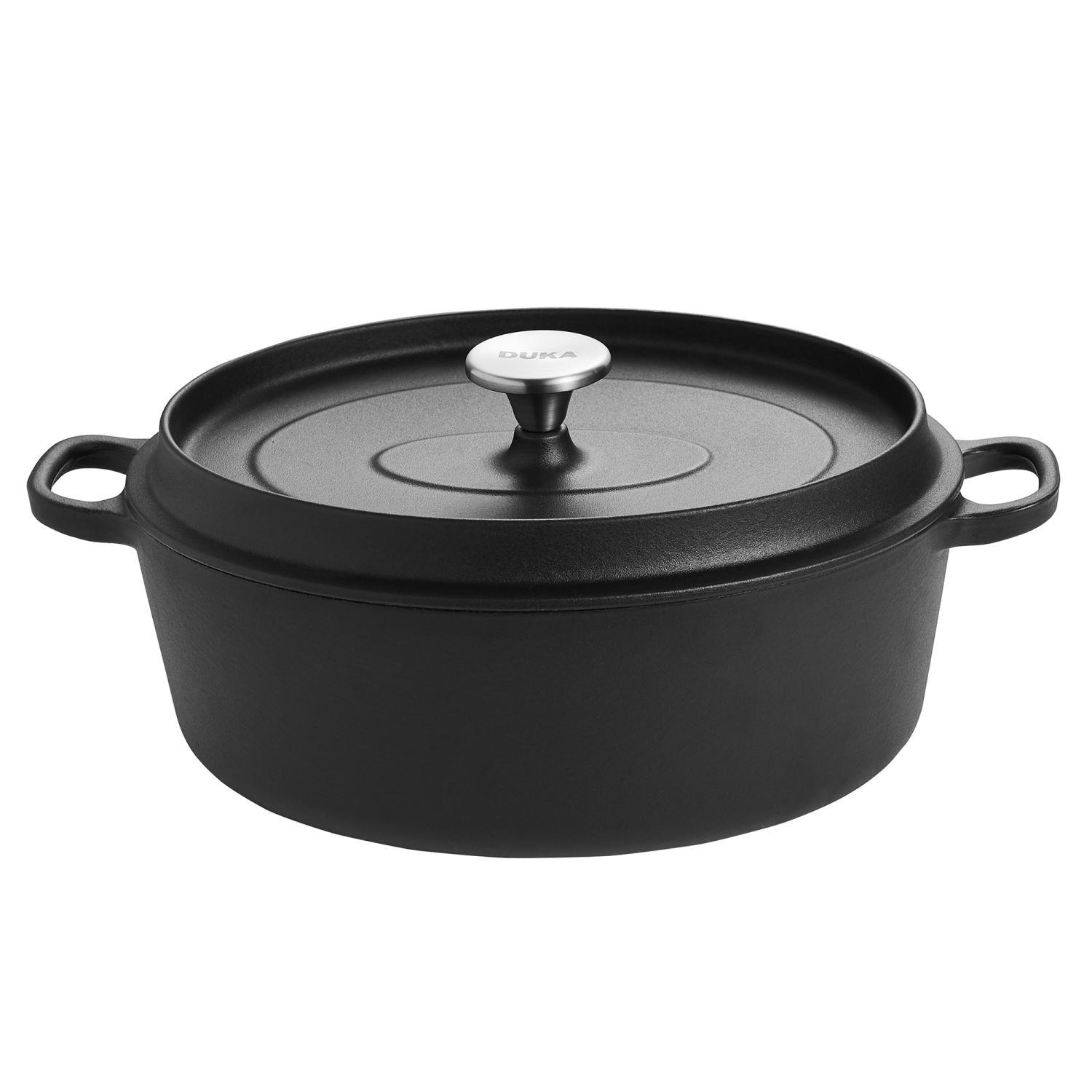 Delightful Cast Iron Oval 4,7 L With Lid Bjorn DUKA Brand DUKA