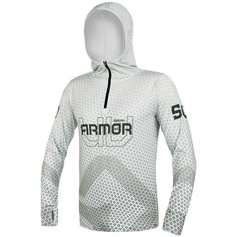 Delphin UV ARMOR 50+ Olive Hoodie - Size S