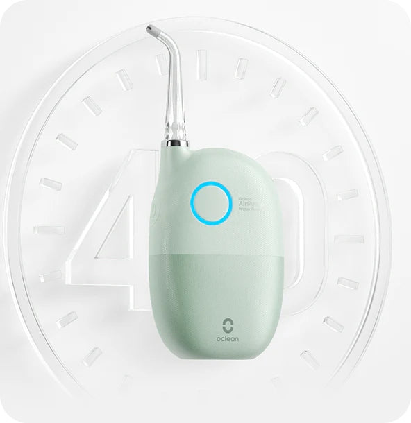 Dental irrigator portable OCLEAN Airpump A10 white, 45ml, 2 nozzles Brand Oclean