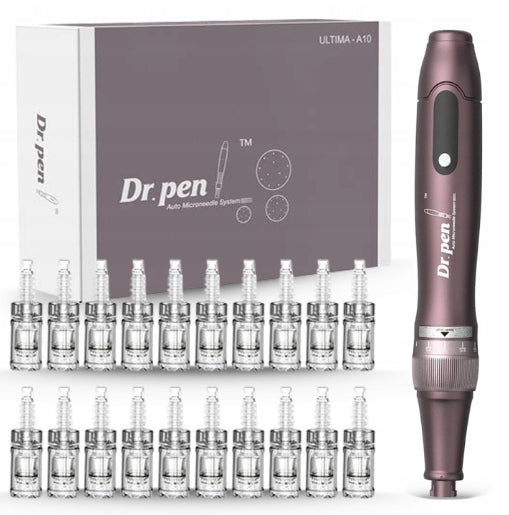 Derma Pen Dr Pen A10 Wireless Mesotherapy + 20 Cartridges Manual PL