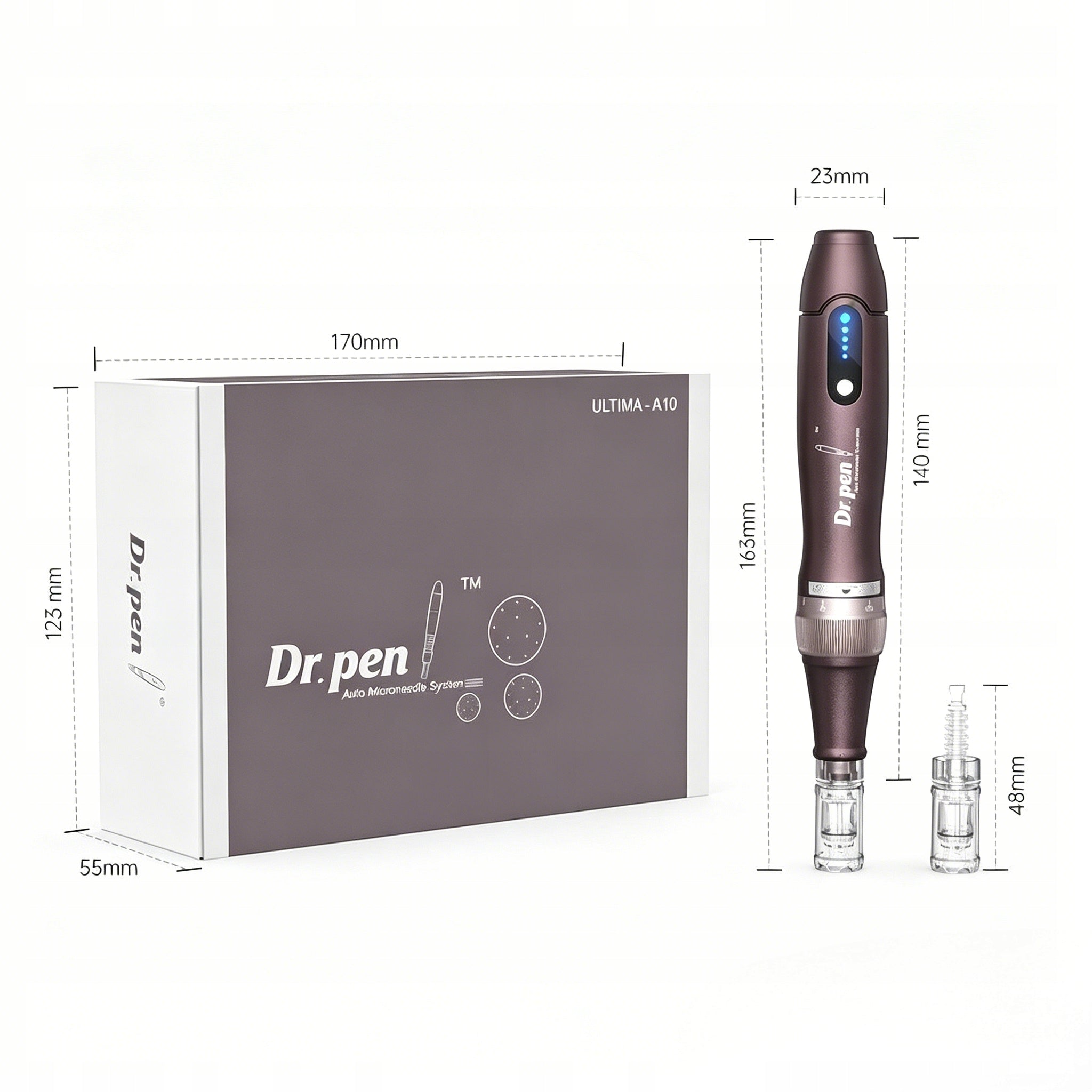 Derma Pen Dr Pen A10 Wireless Mesotherapy Device + 20 Cartridges Medical device no