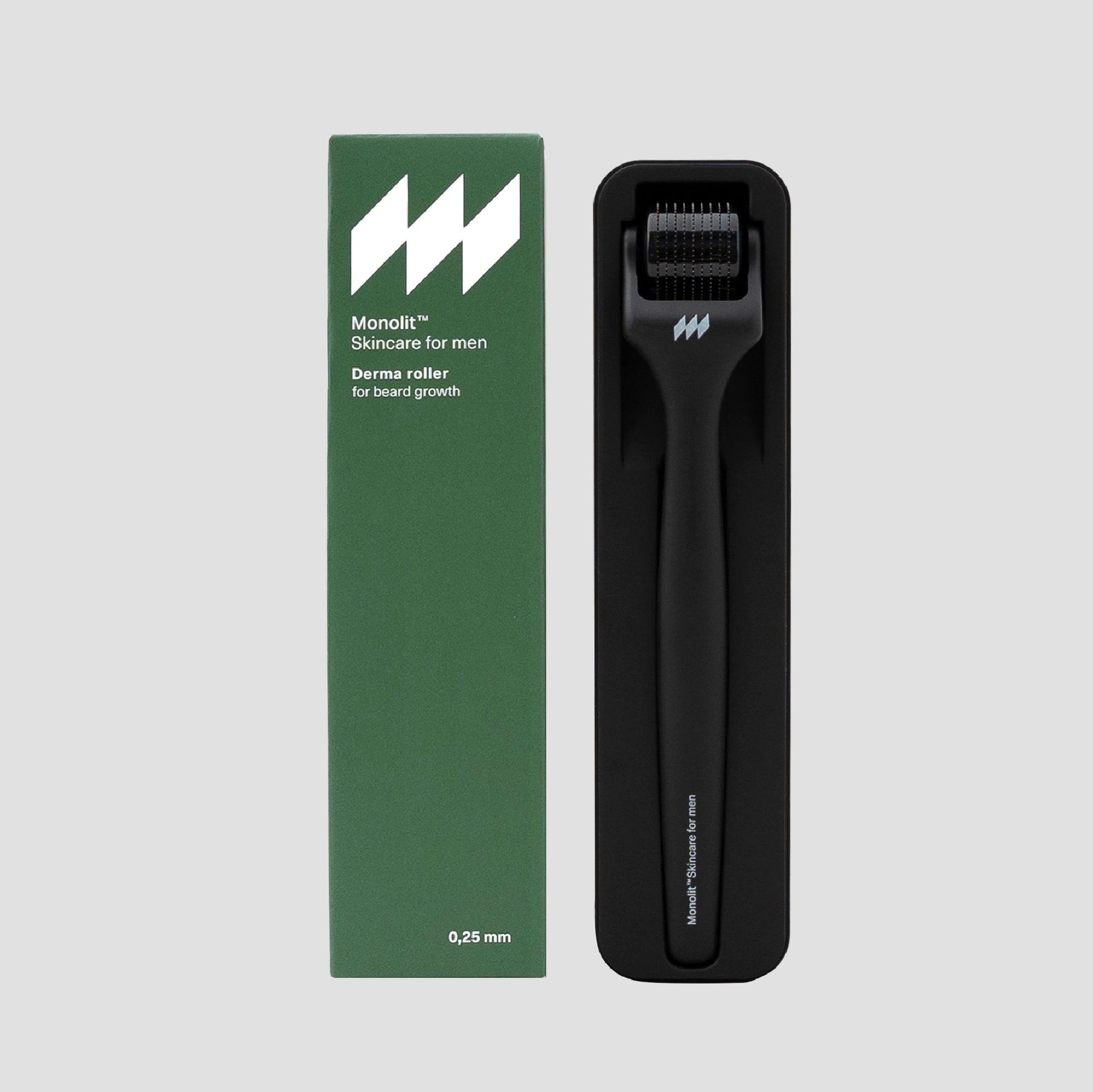 Derma beard roller stimulating facial hair case 1 pc. Manufacturer code zagęszczenie zarostu mezoterapia broda wąsy