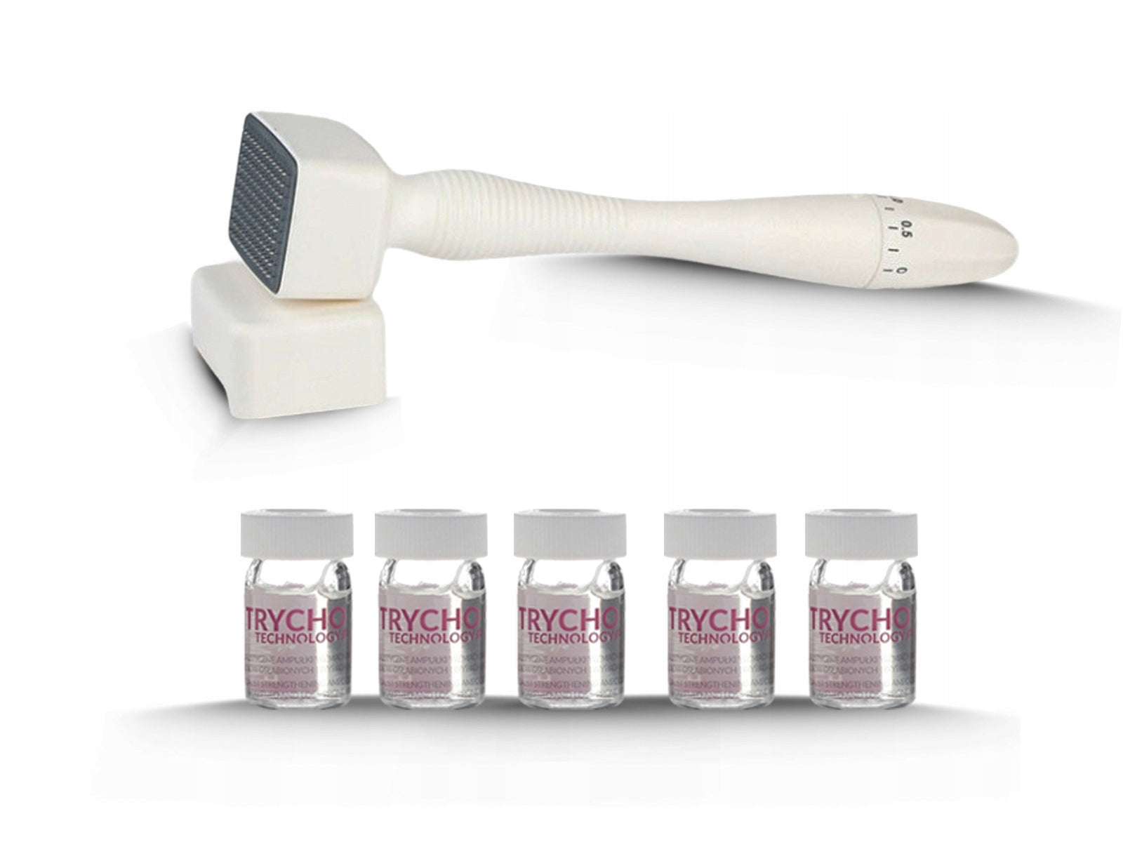 Derma stamp 0,25-3mm + 5 ampoules Farmona Tricho Hair Loss Batteries included yes