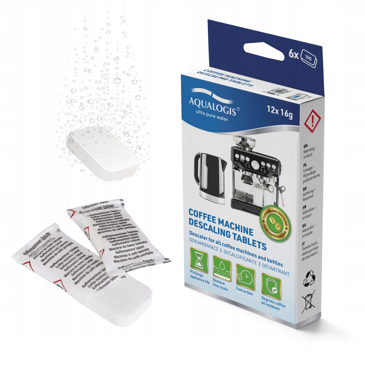 Descaler Tablets For Kettle Maker Aqualogis Descaler 12 pcs.