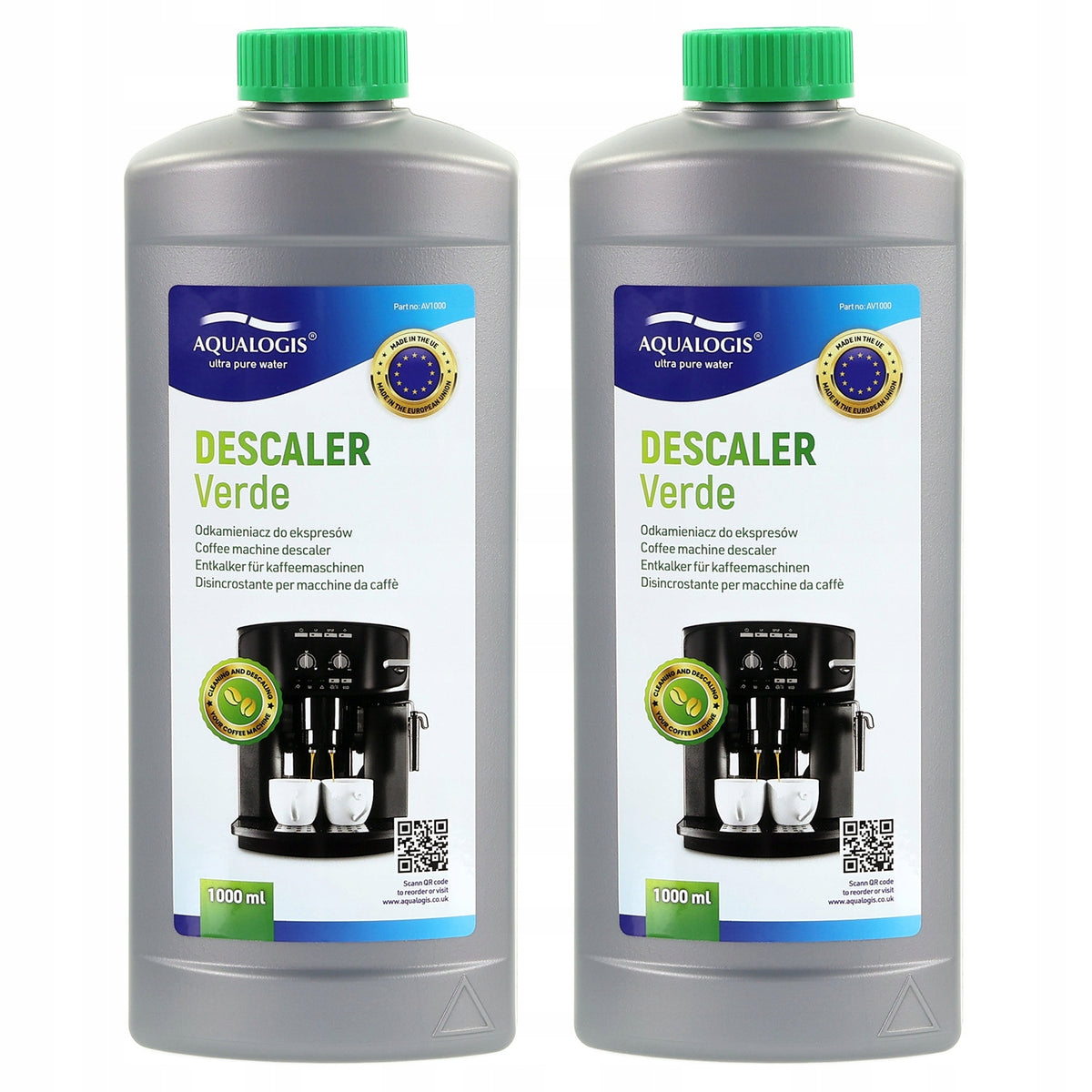 Descaler for Kettle Maker Iron Powerful Descaling Liquid 2 x 1L Packaging status original