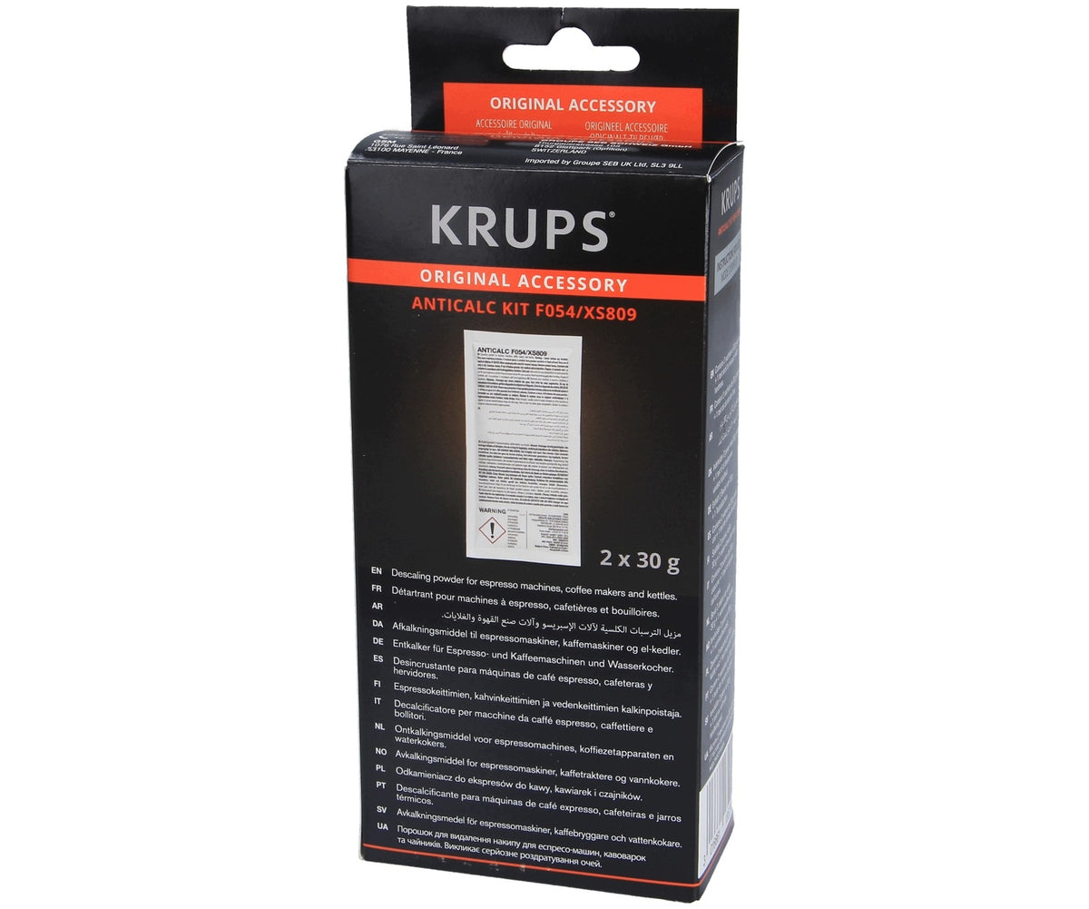 Descaler for Krups F054 pressure machines Manufacturer code KL6612A4D3