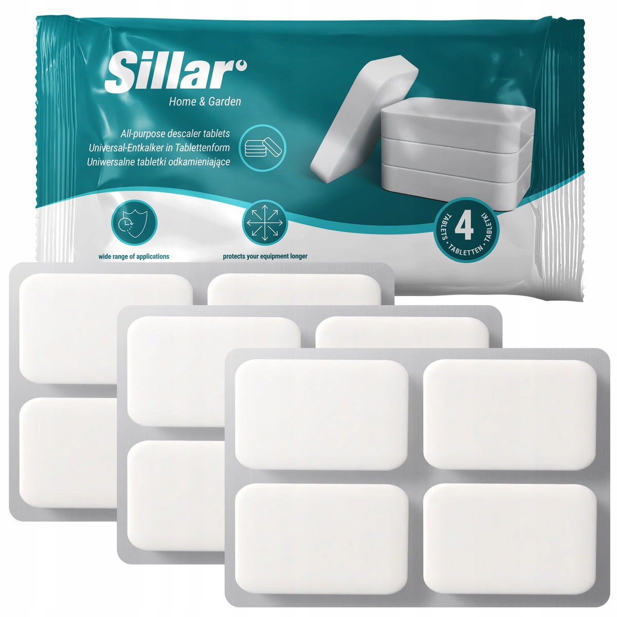 Descaler for espresso machine 12x | Kettle washing machine dishwasher tablets