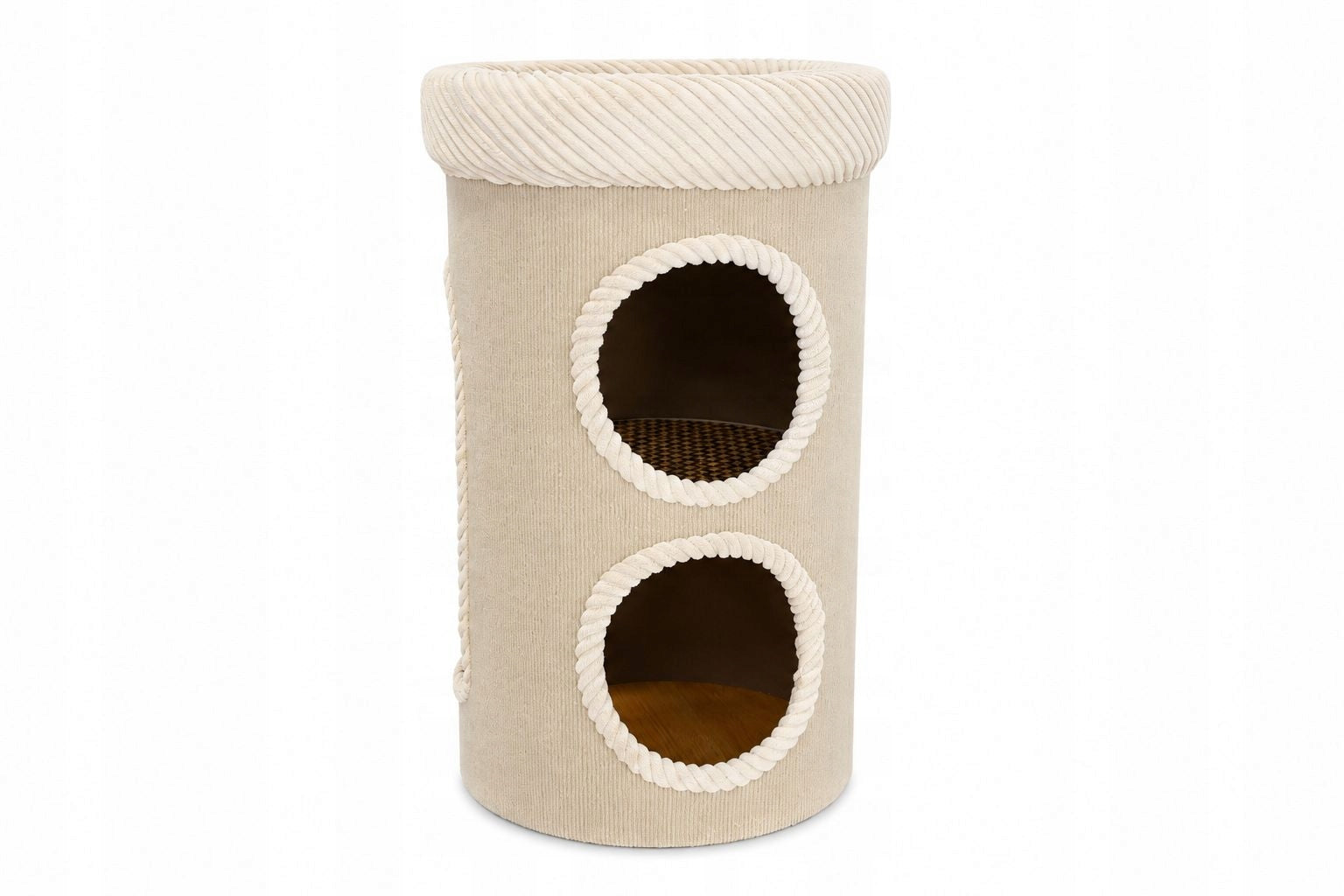 Designer Modern Cottage Bed and Tower for Cat Play COCO Packaging status original