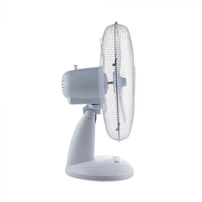 Desk Fan Table Fan 40W 30CM White Strong Quiet Adjustable Manufacturer code VT-4012-3