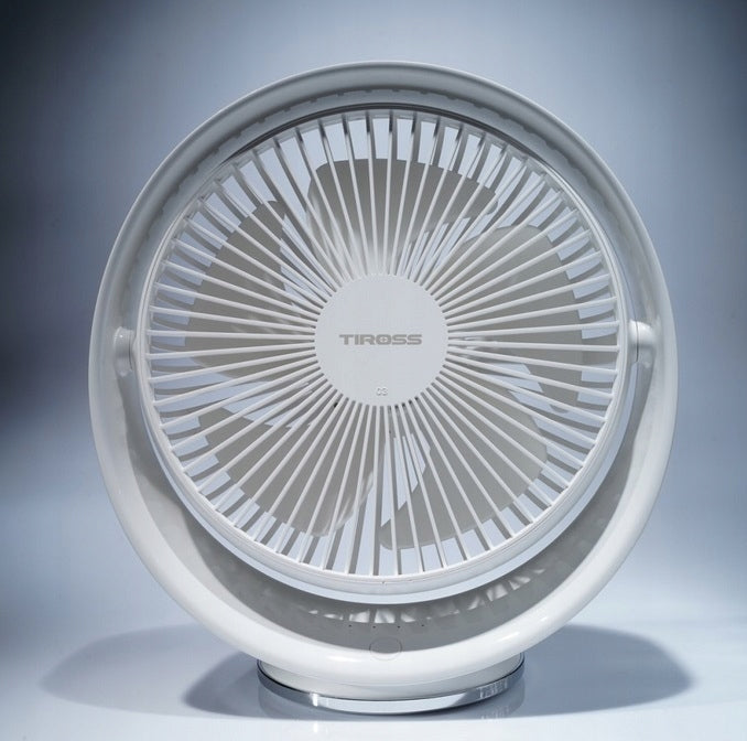 Desk fan Tiross TS2282 5W 4000 mAh USB-C 3 speeds Packaging status original