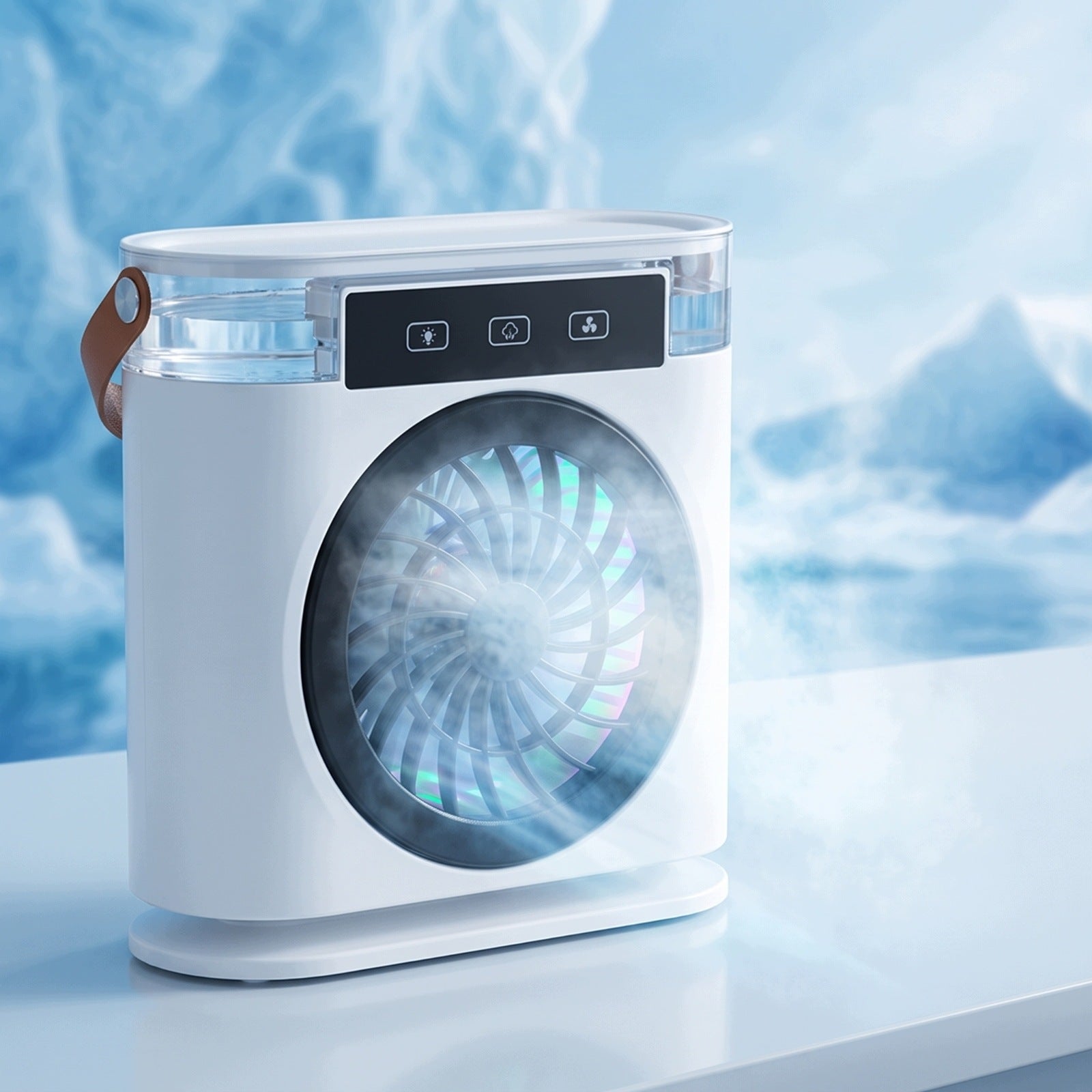 Desktop Air Cooler Misting Air Cooler with Water Tank USB Powered for Desk Packaging status original