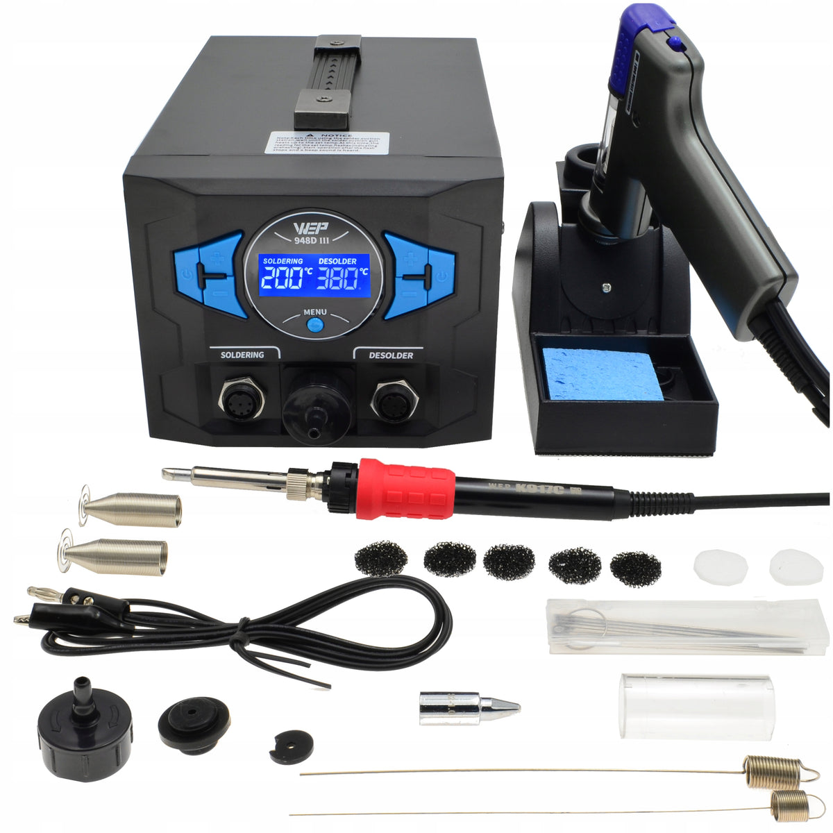 Desoldering station desoldering machine HOTAIR WEP 948D-III Packaging status original