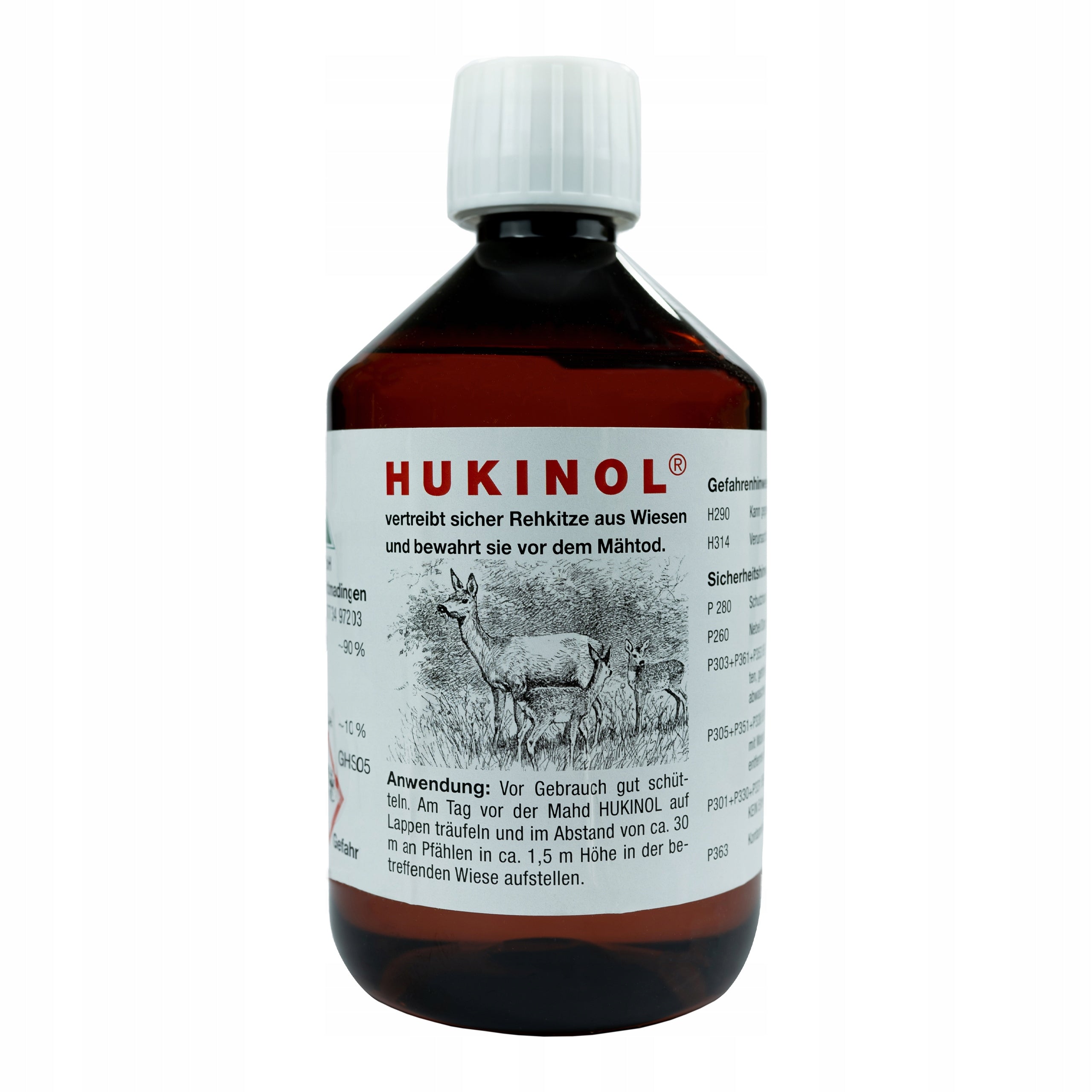 Deterrent for wild deer HUKINOL 500ml Kieferle ORIGINAL Brand Kieferle