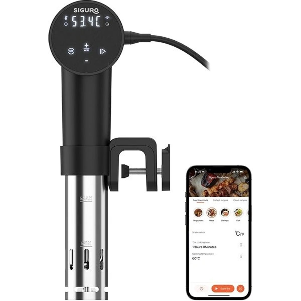 Device sous vide Siguro SV-R850B Tenderino WiFi/BT