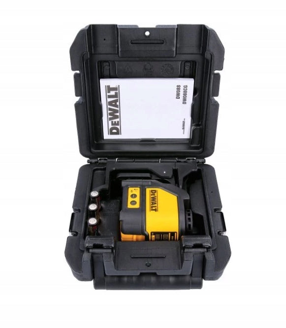 Dewalt Cross Laser DW088K 15m 18-12V 50m with Detection Power supply batteries