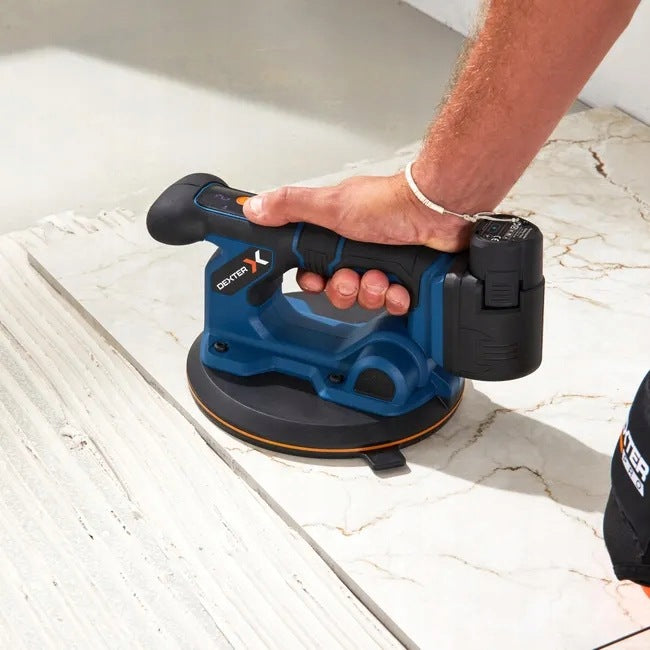 Dexter Tile Vibrator with Suction Cup, 2 Batteries 12 V, Charger Customs tariff code 84798997