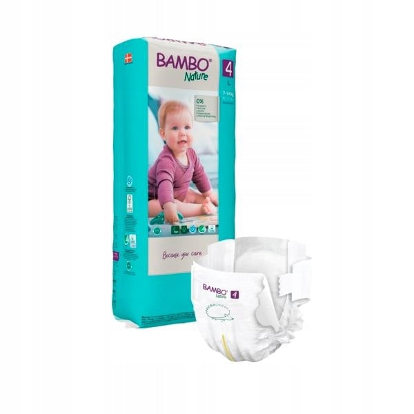 Diapers Bambo Nature 4 7-14kg 48pcs PAMPERS Breathable Premium Diapers Brand Bambo Nature
