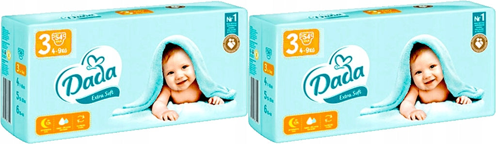 Diapers Dada 3 Midi (4-9kg) Set of 2op.