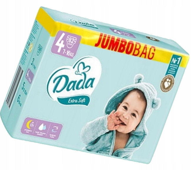 Diapers Dada Extra Soft size 4 (7-16 kg) 82 pcs MAXI Brand Dada