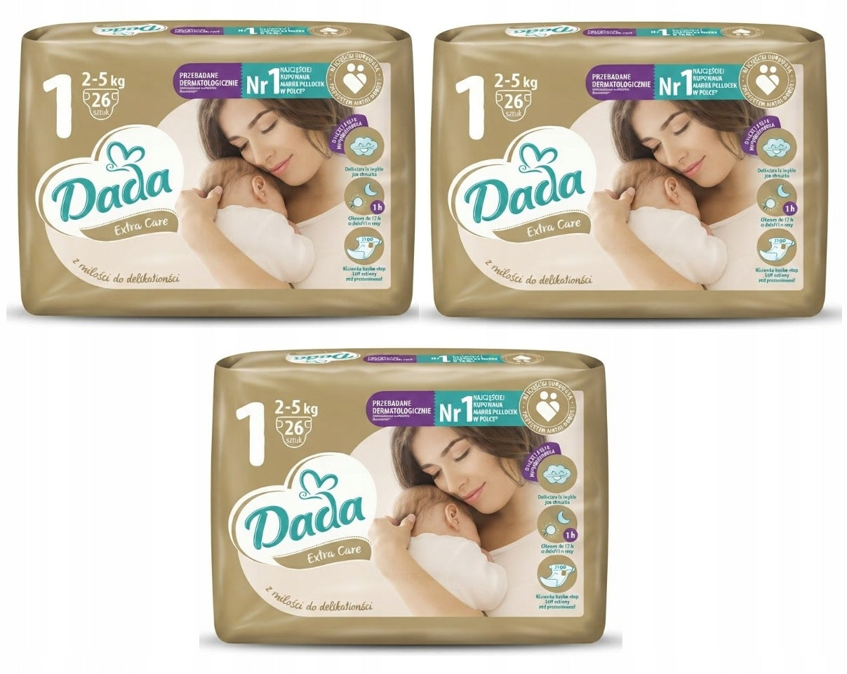 Diapers Dada size 1 Extra Care 78 pcs.