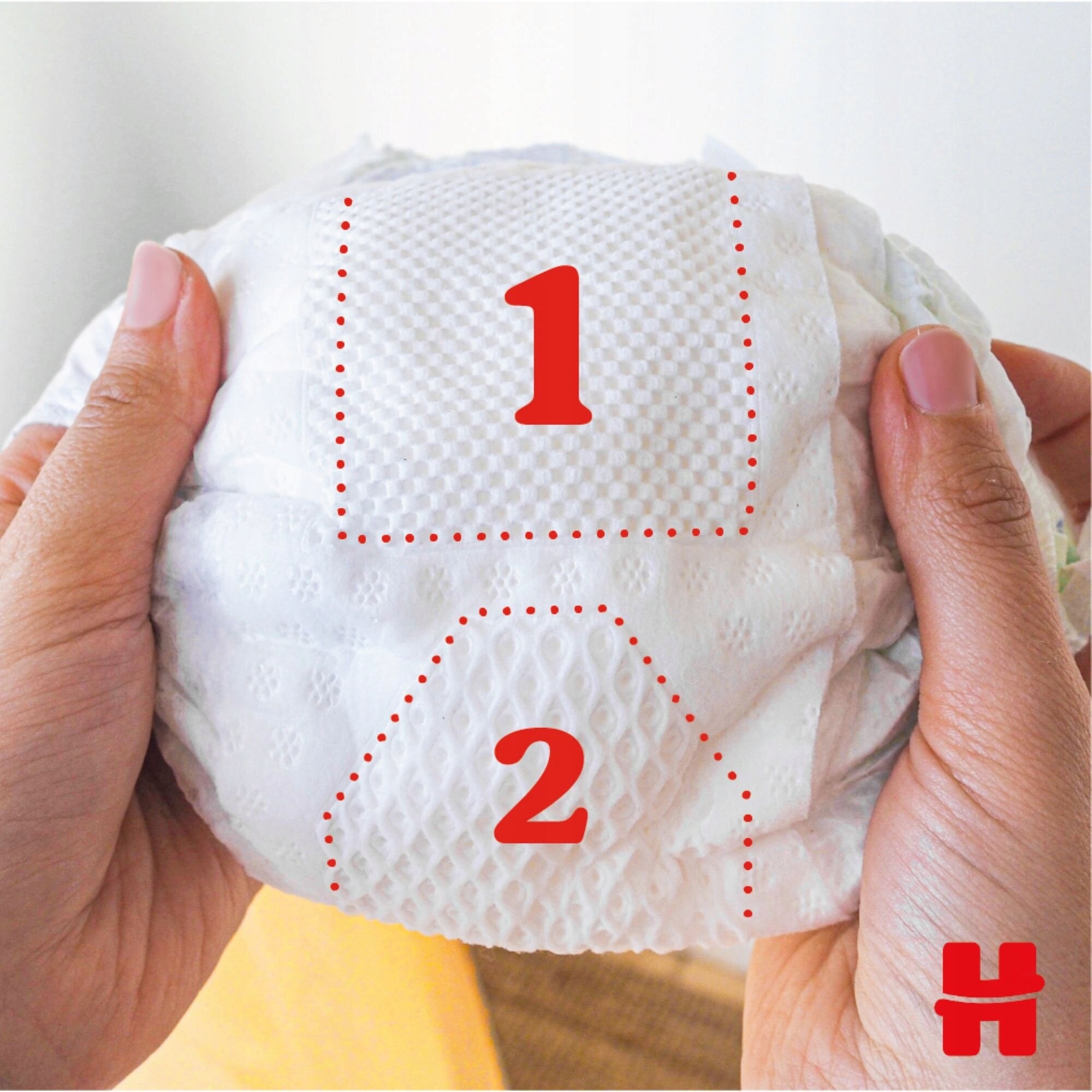 Diapers HUGGIES Extra Care 3 6-10kg (40 pcs) Brand Huggies