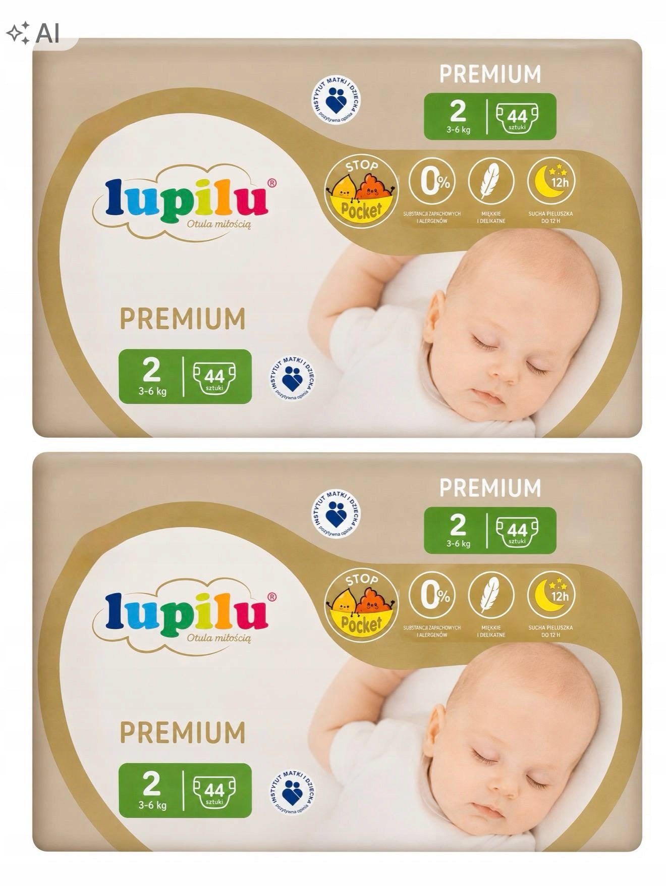 Diapers LUPILU PREMIUM MINI 2 Size 2 88 pcs.