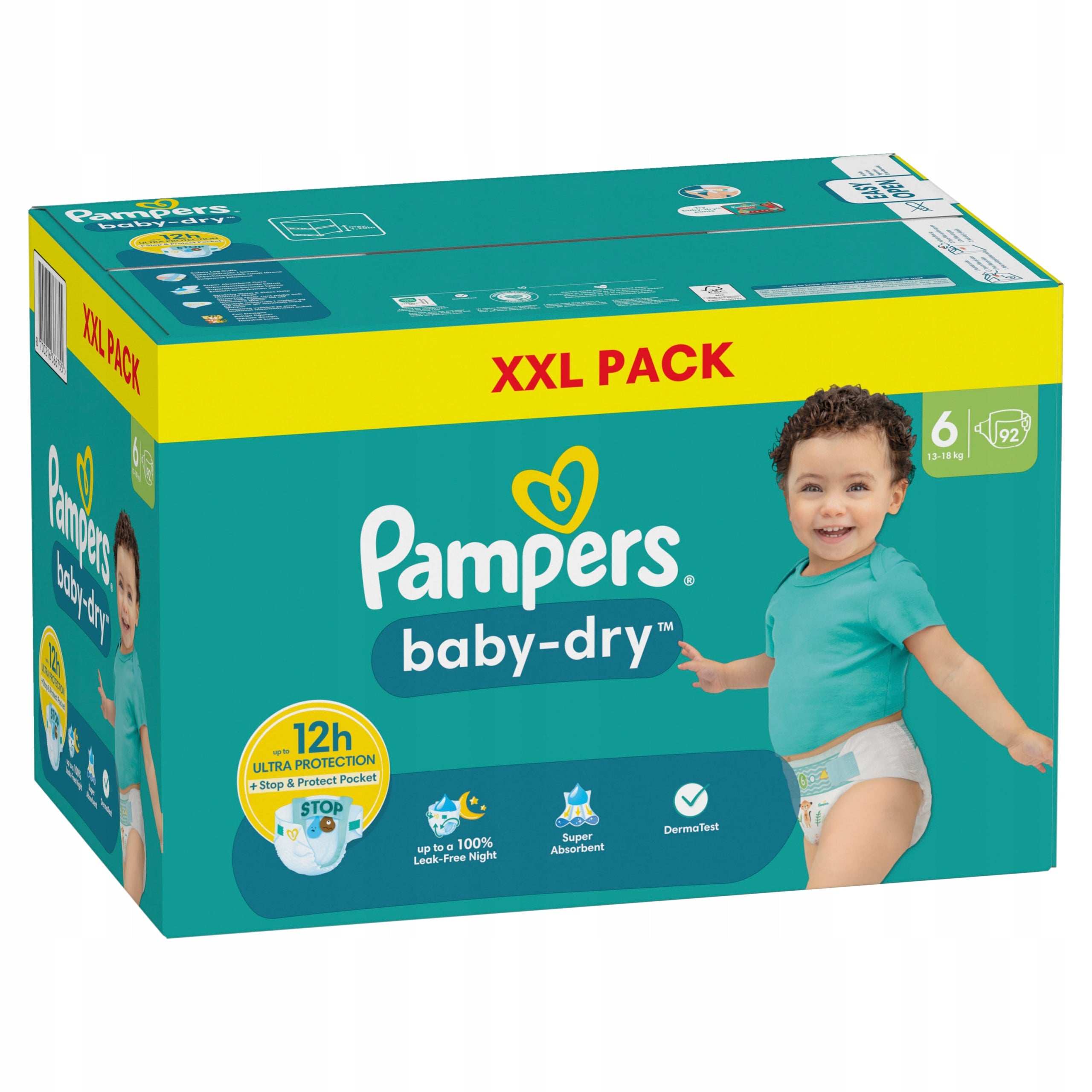 Diapers Pampers Active Baby dry 6 92 pcs Brand Pampers