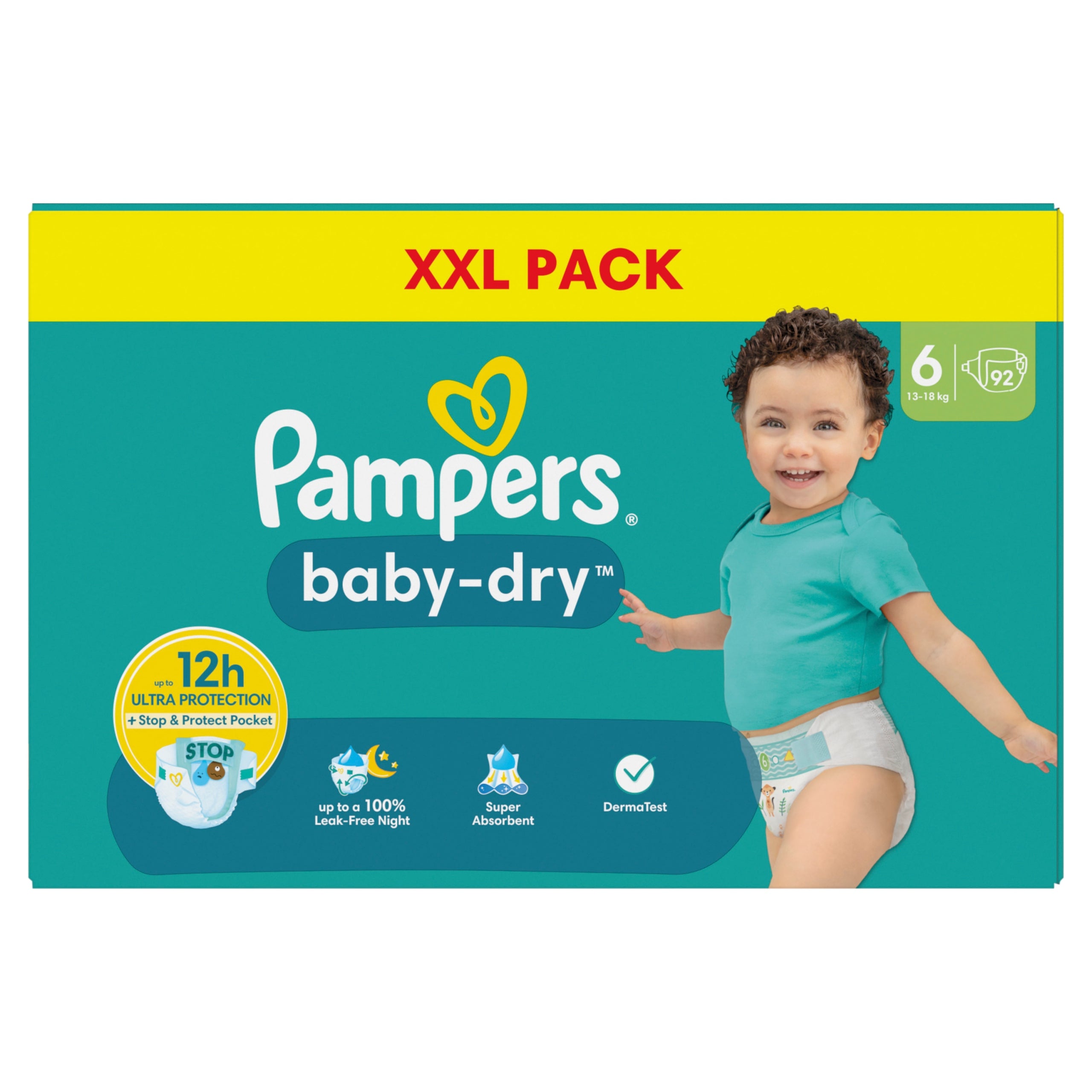 Diapers Pampers Active Baby dry 6 92 pcs Line Pampers Baby-Dry