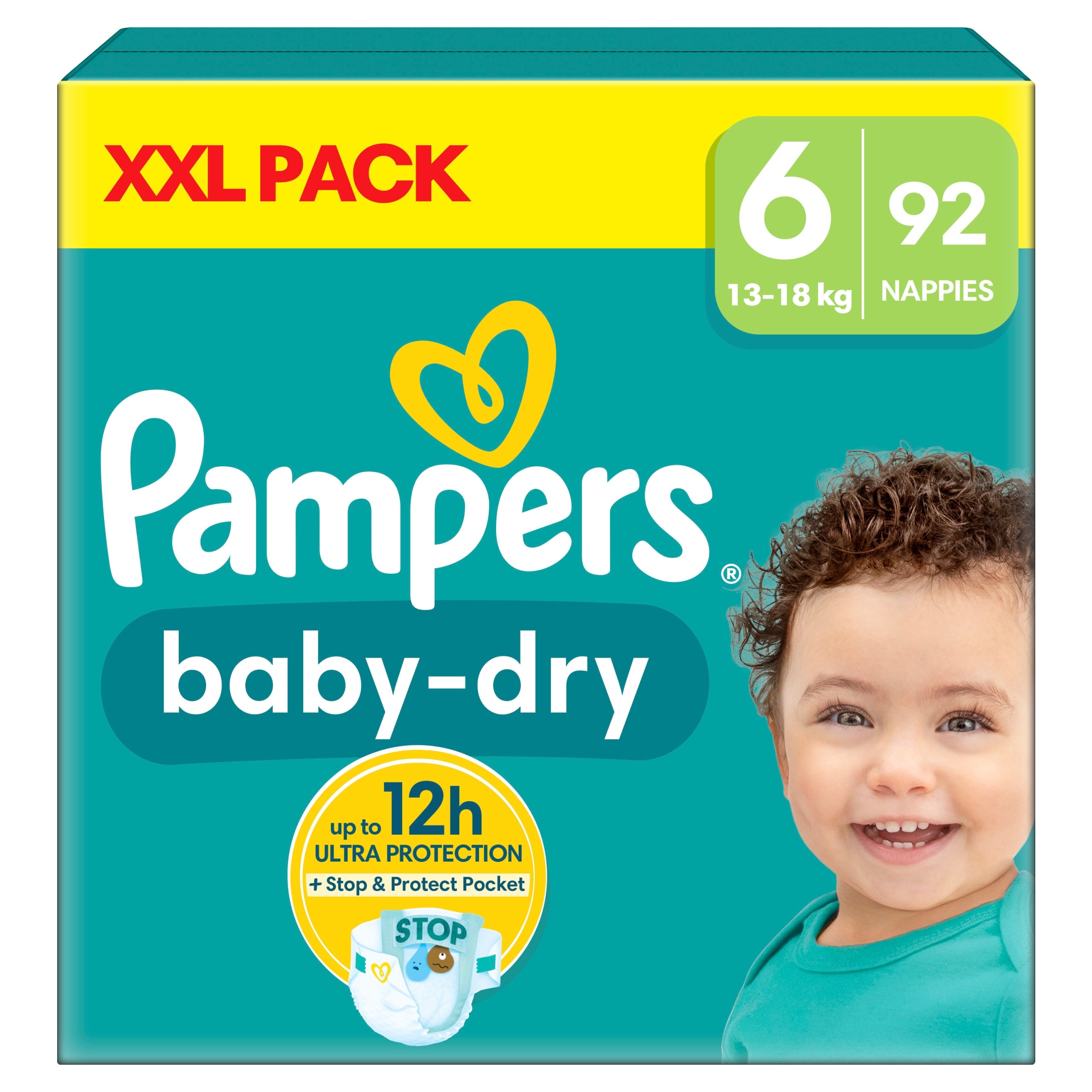 Diapers Pampers Active Baby dry 6 92 pcs