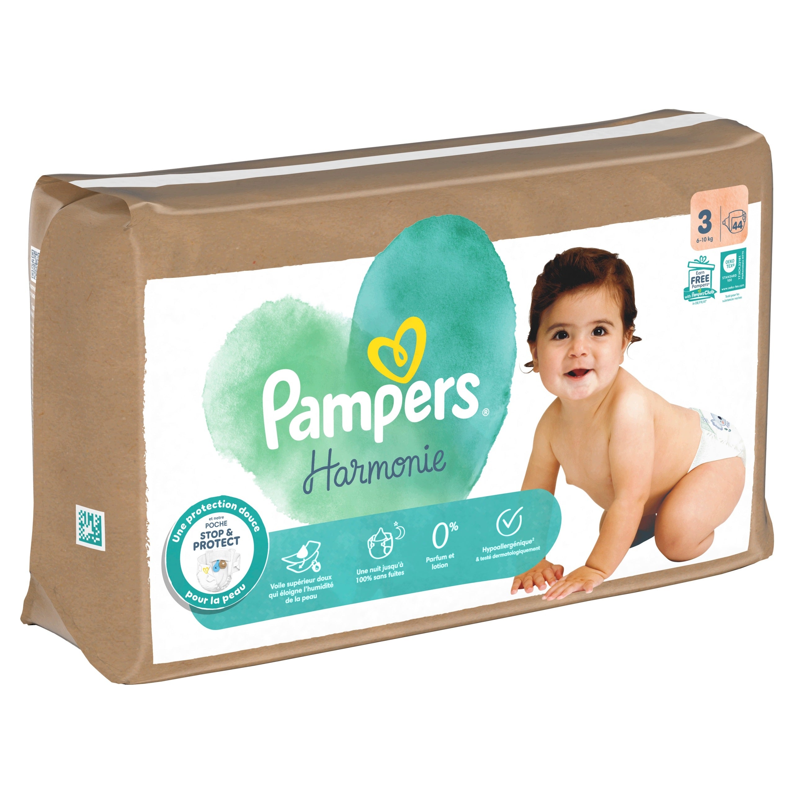 Diapers Pampers Harmonie size 3 44 pcs Packaging status original