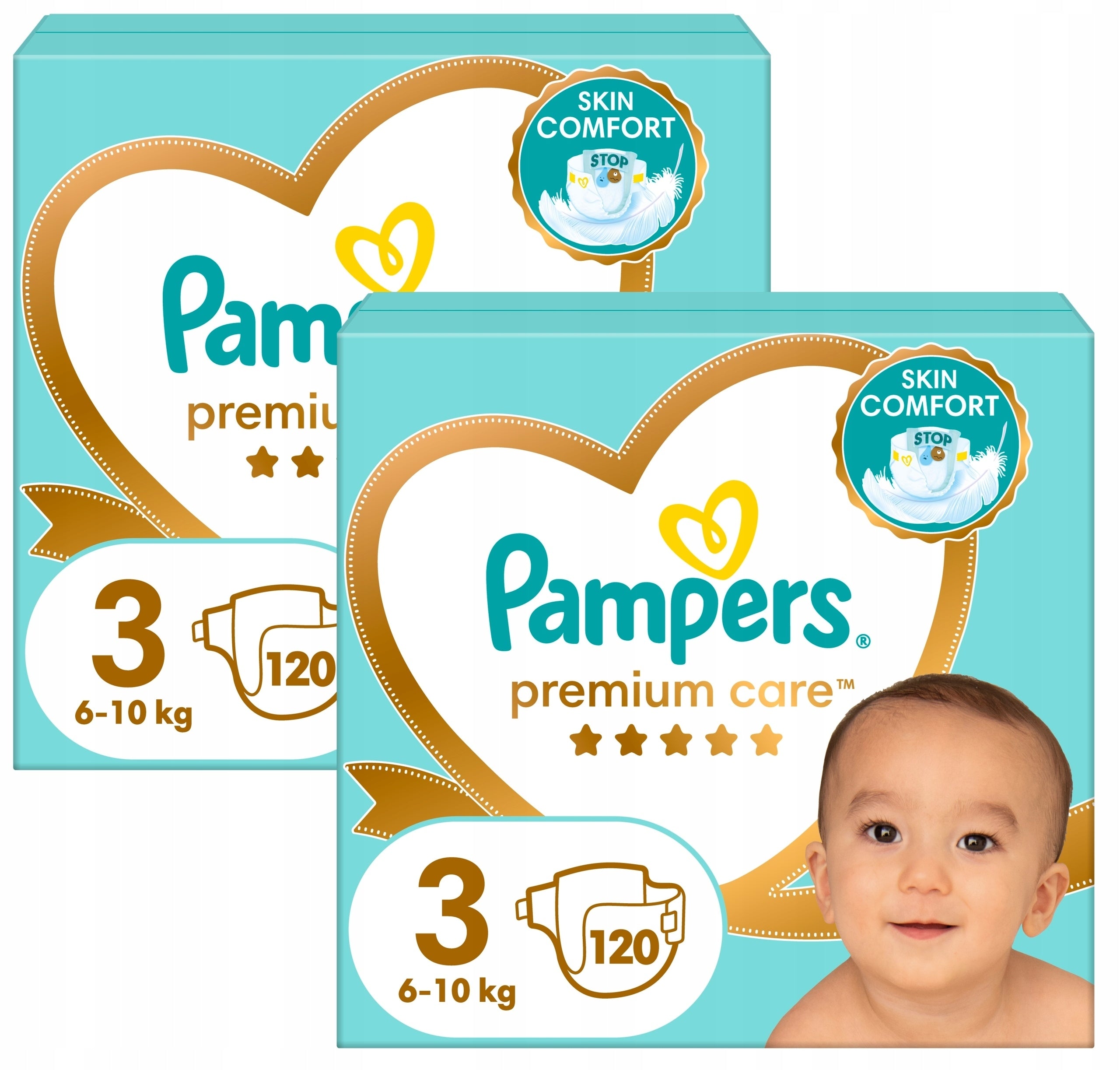 Diapers Pampers Premium Care r 3 6-10kg 2x120 pcs.