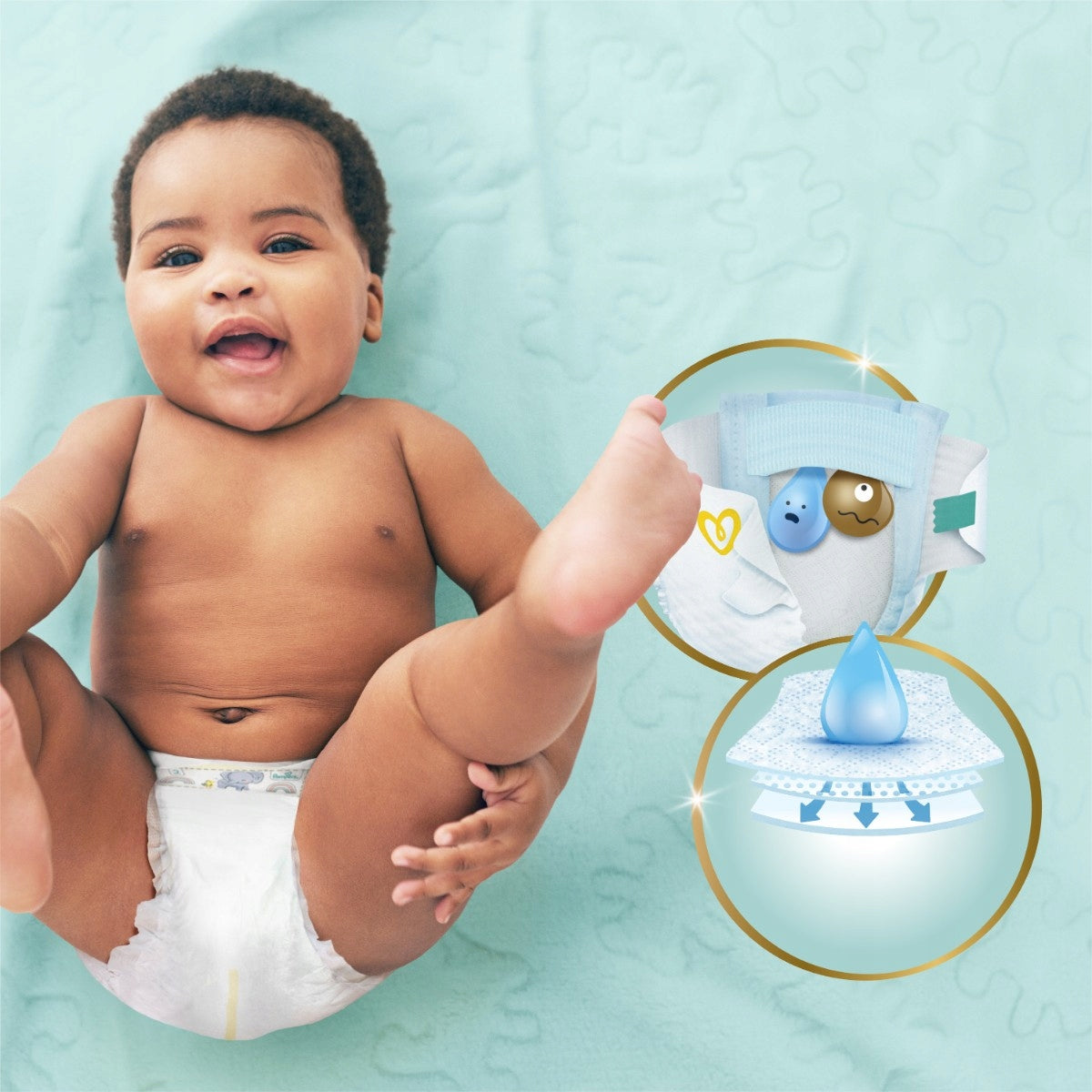 Diapers Pampers Premium Care size 2, 4-8 kg, 88 pcs Diapers type disposable