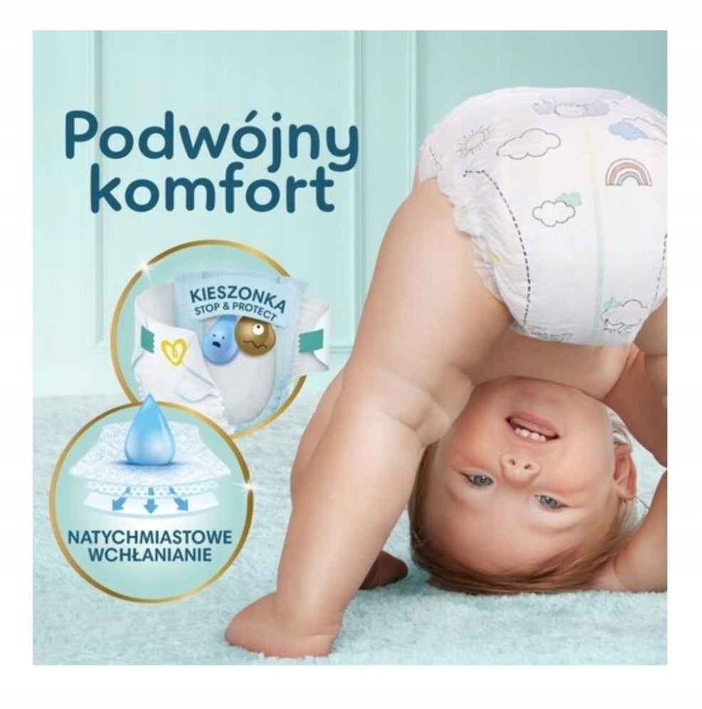 Diapers Pampers Premium Care size. 3, 6-10 kg, 120 pcs_FLEX & Protect Manufacturer code 81689714