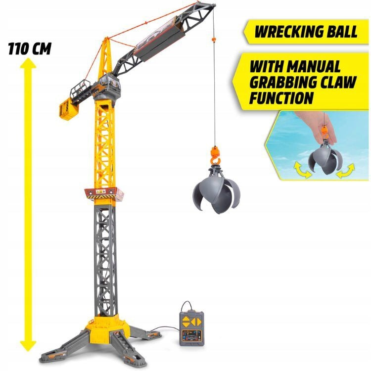 Dickie Construction Crane 110 cm Crane Remote Controlled Brand Dickie Toys
