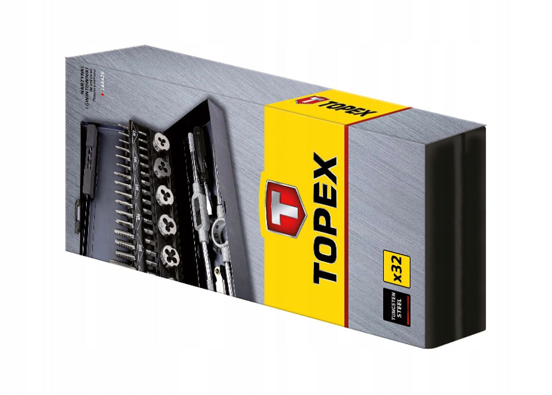 Dies and taps M3-M12, set of 32, TOPEX 14A426 Manufacturer code T 14A426_uni_uni_uni