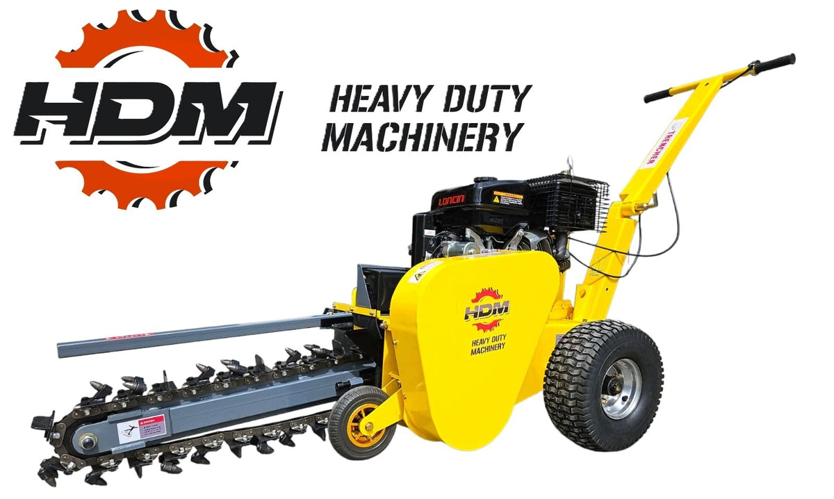 Diesel chain excavator HDM 15KM LONCIN depth 60cm MOC jerky