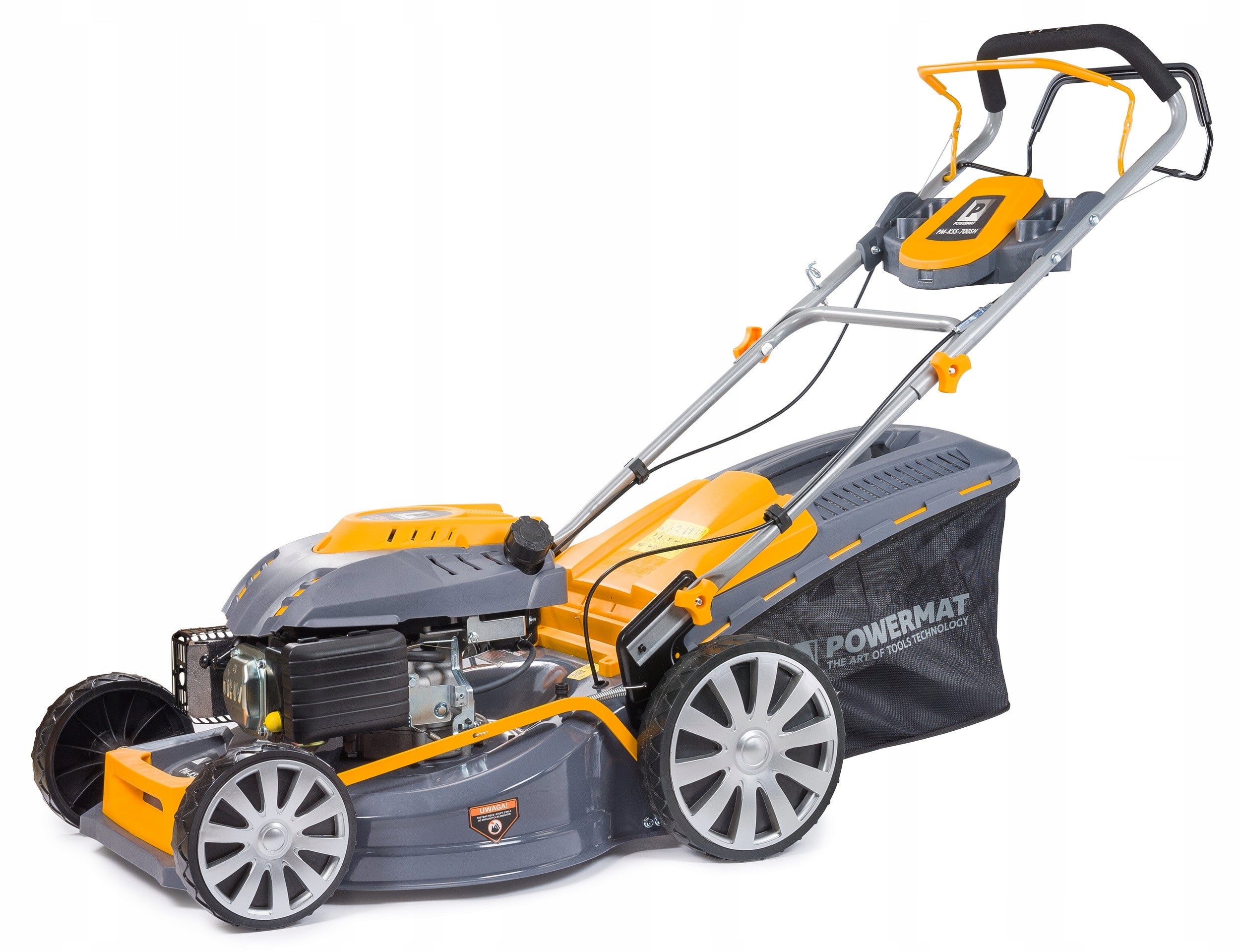 Diesel mower Powermat 4,3 HP 60 l wheel drive 51 cm Basket capacity 60 l