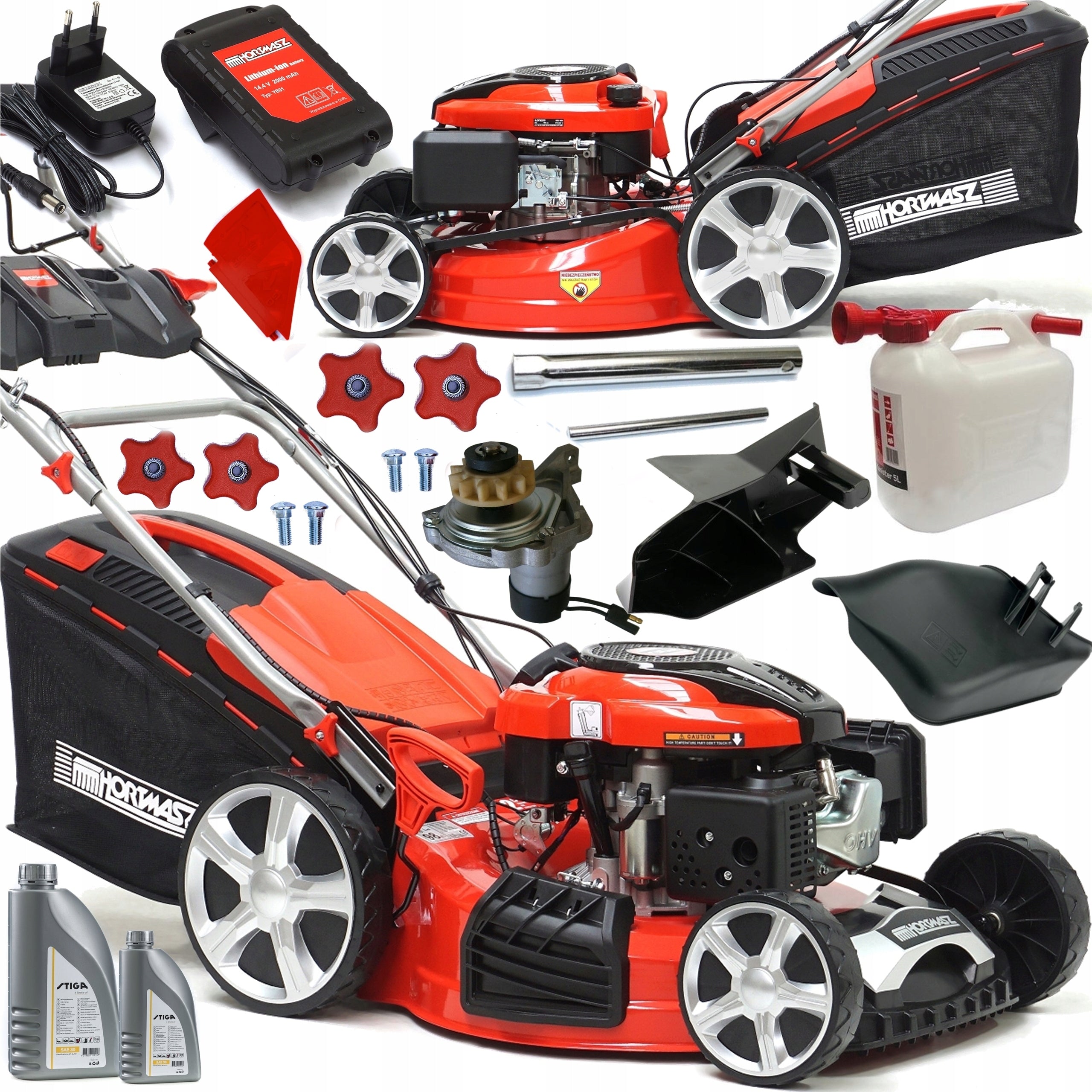 Diesel mower With drive HORTMASZ 6,5HP LONCIN 2XStarter E-start!!