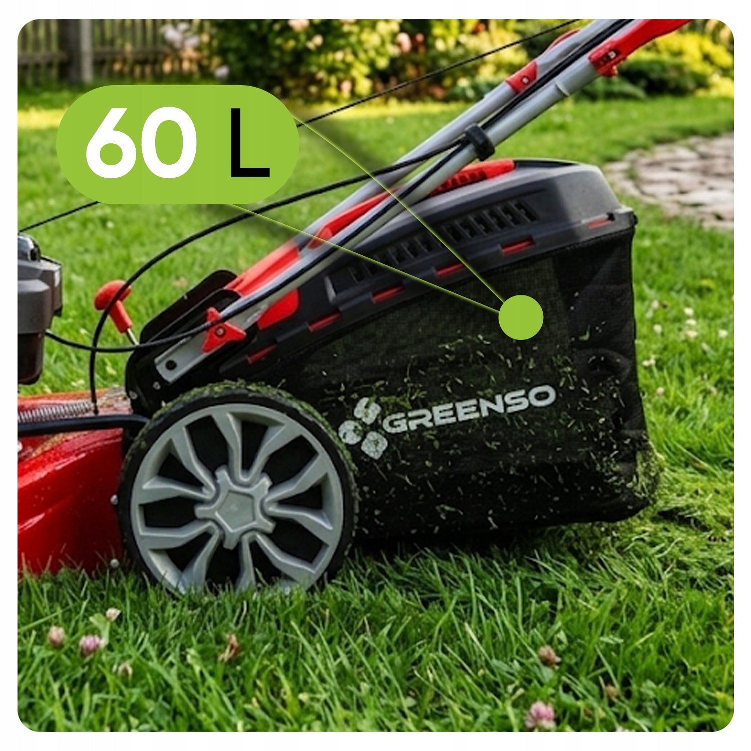 Diesel mower with 6 HP 224cc width 56 cm Greenso KS56-G224N Model KS56-G224N